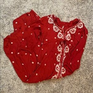 Free People Embroidered Dress